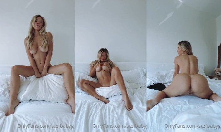 Stefanie Knight Naked on Bed Tease Onlyfans Video Leaked