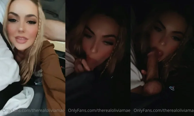 Olivia Mae Car Blowjob Video Leaked FappTime.com