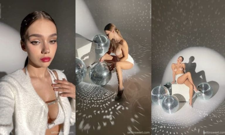 Selti Disco Balls Naked Tease Video Leaked FappTime.com